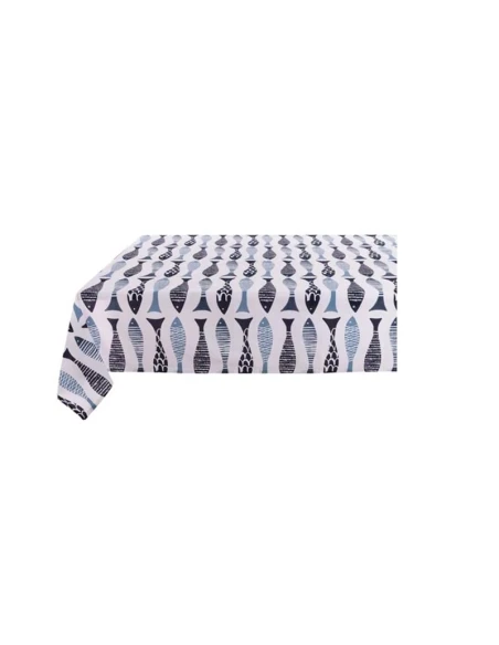 Blanc MariClò - Fish Between the Lines Tablecloth - 140 x 270