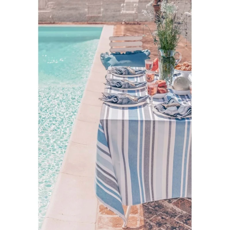 Blanc MariClò - Fish Between the Lines Tablecloth - 140 x 270