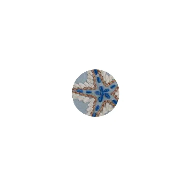 Blanc MariClò - Cuscino Stampato e Ricamato Conchiglie - Vista Mare Collection 45x45