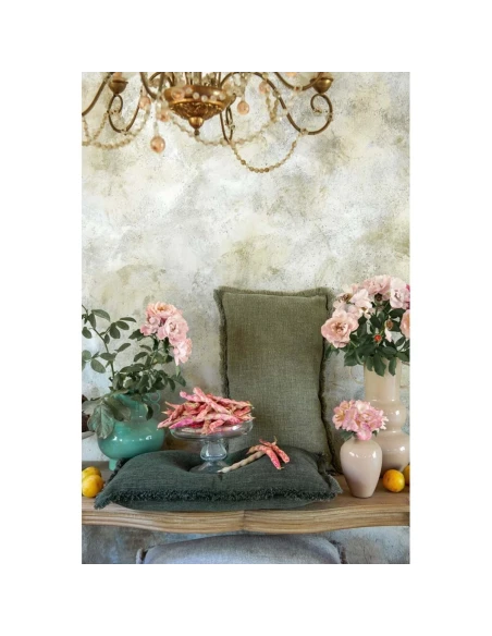 Blanc MariClò - Orangerie Collection Cushion 50x50 - Light Green