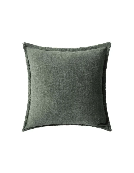 Blanc MariClò - Cuscino Orangerie Collection 50x50 - Verde Scuro
