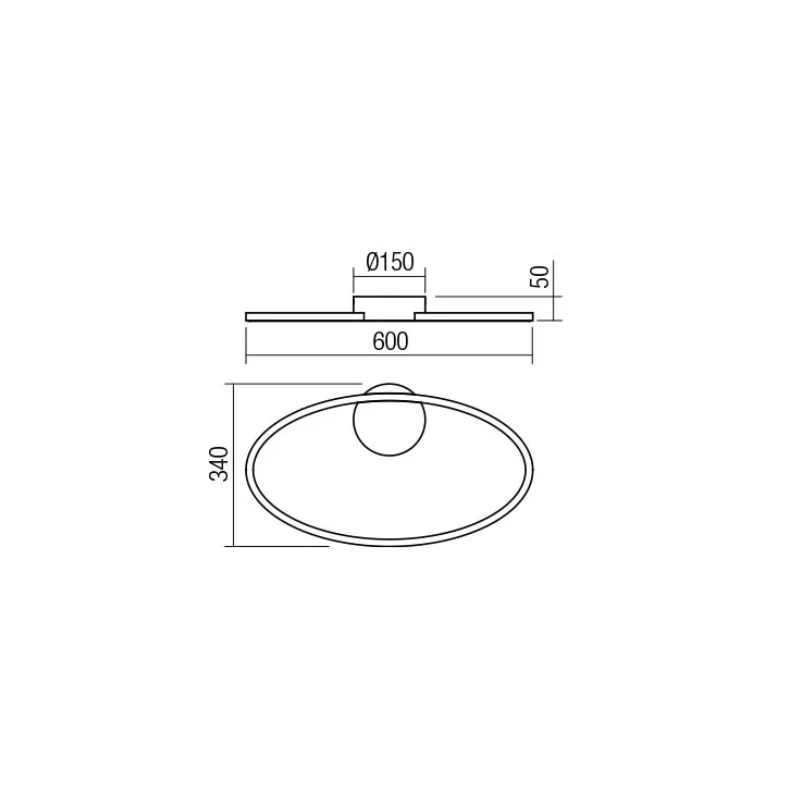 Redo Group - Leo Ceiling Lamp - Bronze