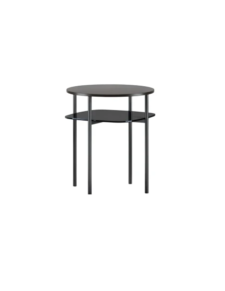 Biba Italia - Biplano Coffee Table - Anthracite Metal / Anthracite Lacquer