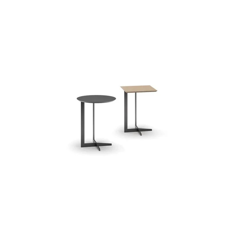Biba Italia - Tavolino Break Quadrato - Piano Laccato Grey Beige