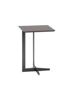 Biba Italia - Break Square Coffee Table - Anthracite Lacquered Top