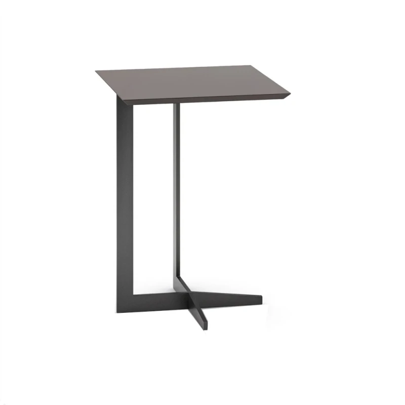Biba Italia - Break Square Coffee Table - Anthracite Lacquered Top