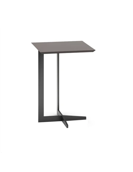 Biba Italia - Break Square Coffee Table - Anthracite Lacquered Top