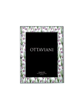Ottaviani - Tulip Photo Frame - Silver