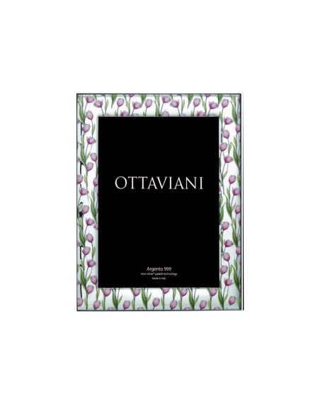 Ottaviani - Tulip Photo Frame - Silver
