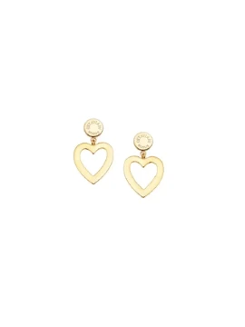 Ottaviani - Gold-Plated Earrings - Hearts