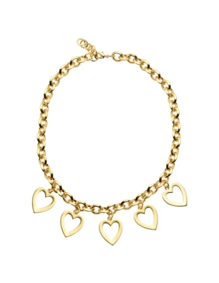 Ottaviani - Gold-Plated Necklace - Hearts