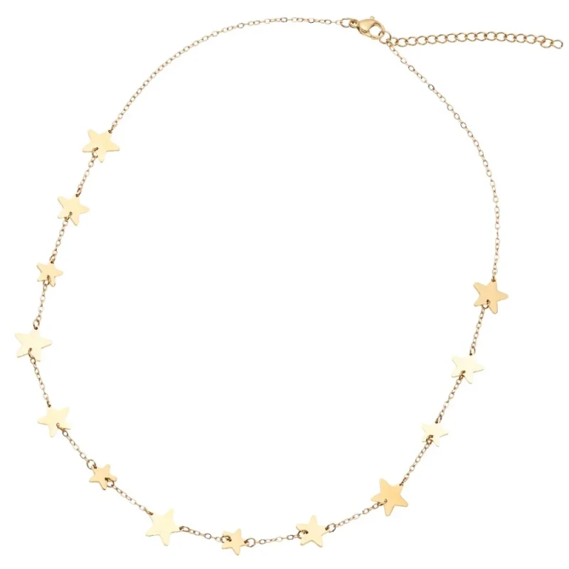 Ottaviani - Golden Necklace with Stars