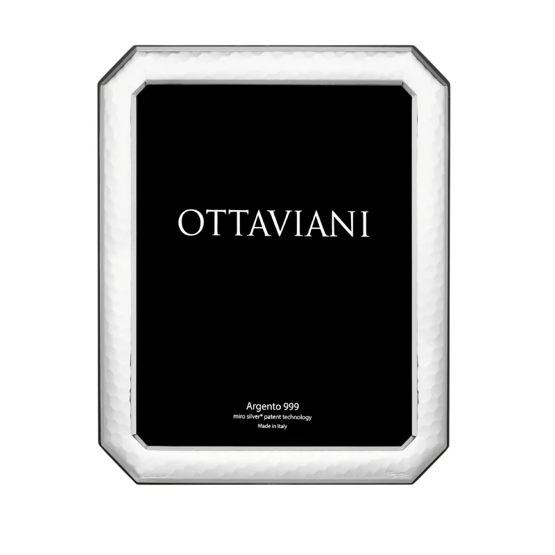 Ottaviani - Chic Hammered Photo Frame - Silver