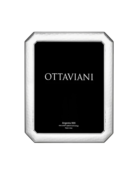 Ottaviani - Chic Hammered Photo Frame - Silver