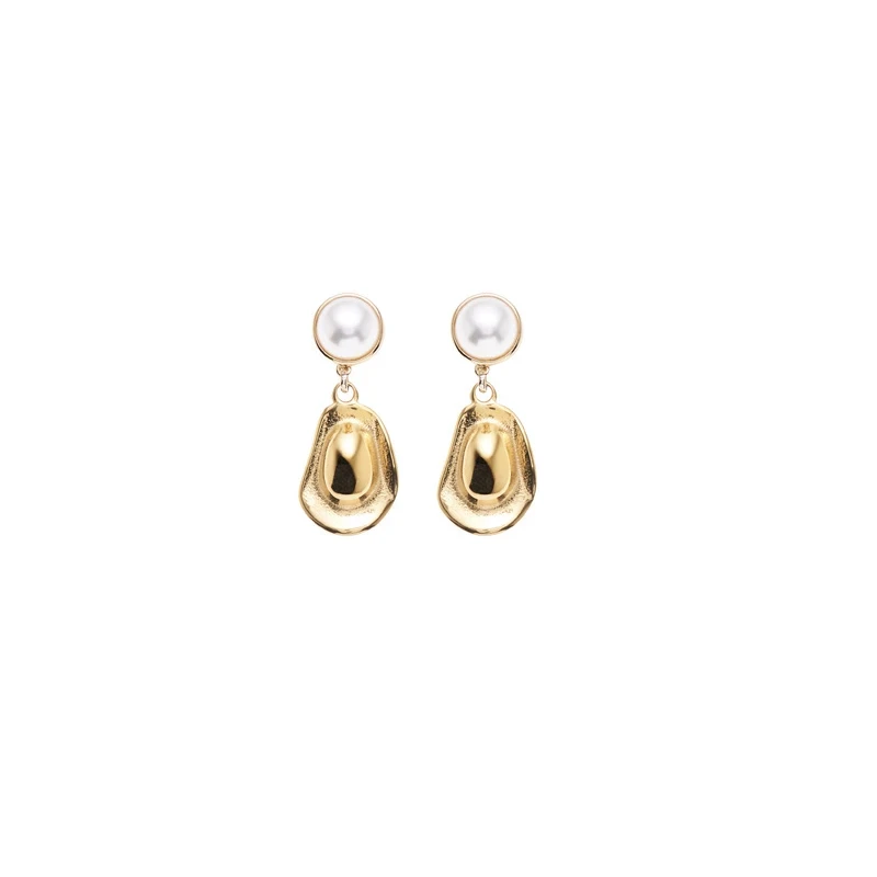 Ottaviani - Golden Earrings with Pearls