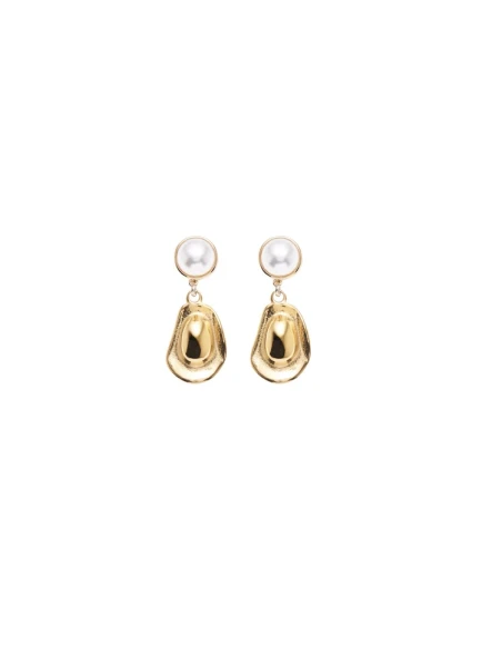 Ottaviani - Golden Earrings with Pearls