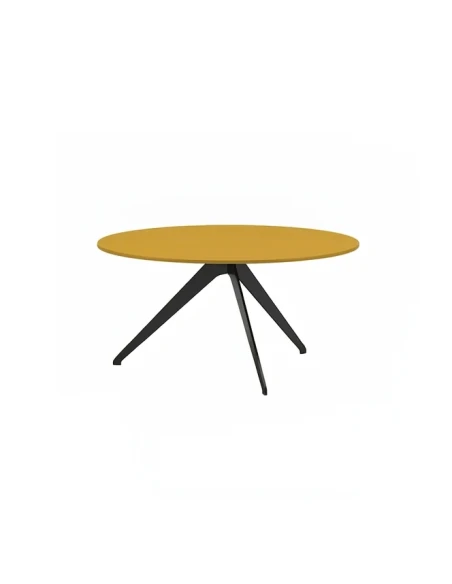 Biba Italia - Rocket Coffee Table - Anthracite Base and Mustard Top