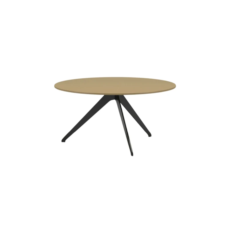 Biba Italia - Rocket Coffee Table - Anthracite Base and Canaletto Walnut Top