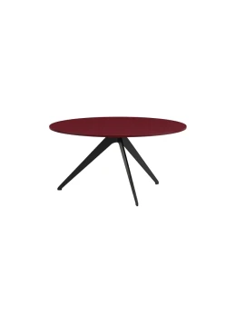 Biba Italia - Rocket Coffee Table - Anthracite Base and Bordeaux Top