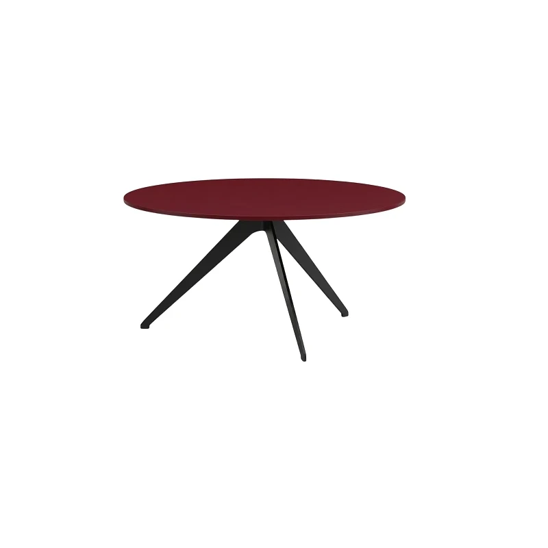 Biba Italia - Tavolino Rocket - Base Antracite e Piano Bordeaux