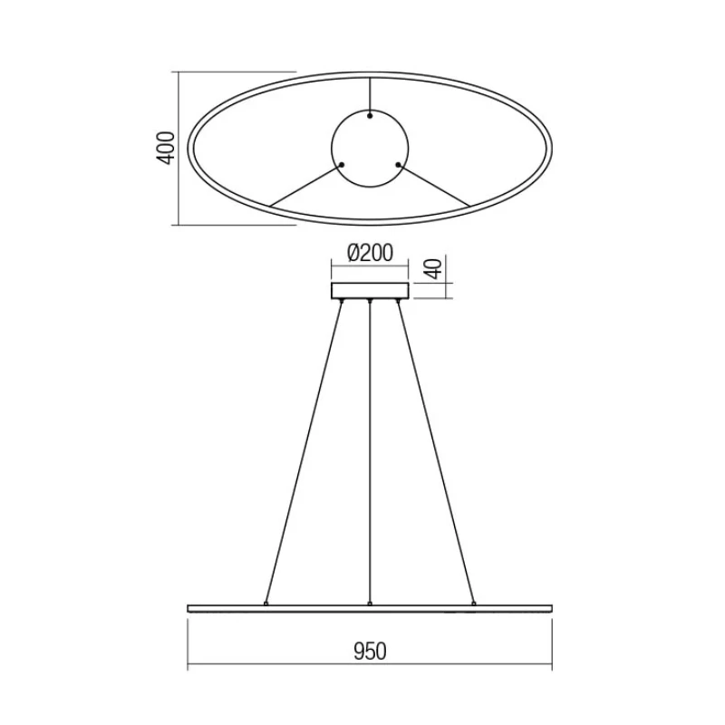 Redo Group - Leo Single Pendant Lamp - Matt White