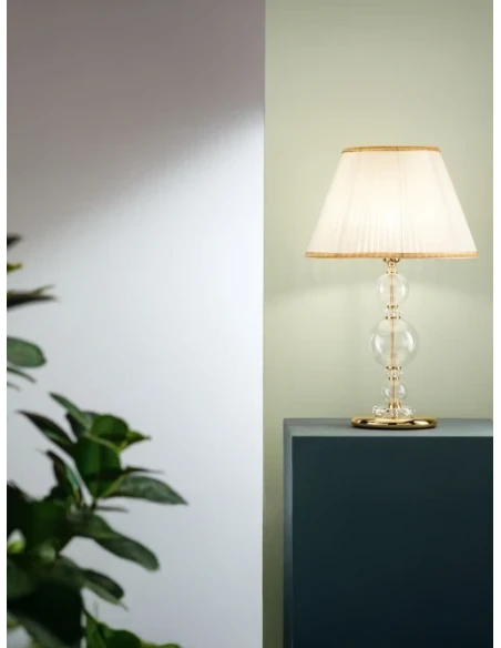 Ondaluce - Large Bach Table Lamp - Transparent/Chrome