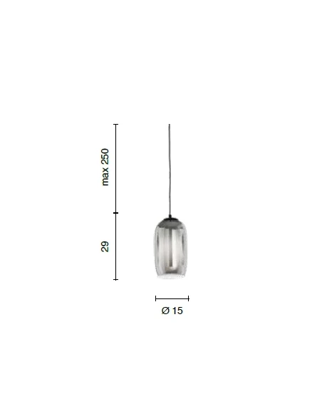 Ondaluce - Bonnie 3 Pendant Lamp - Transparent