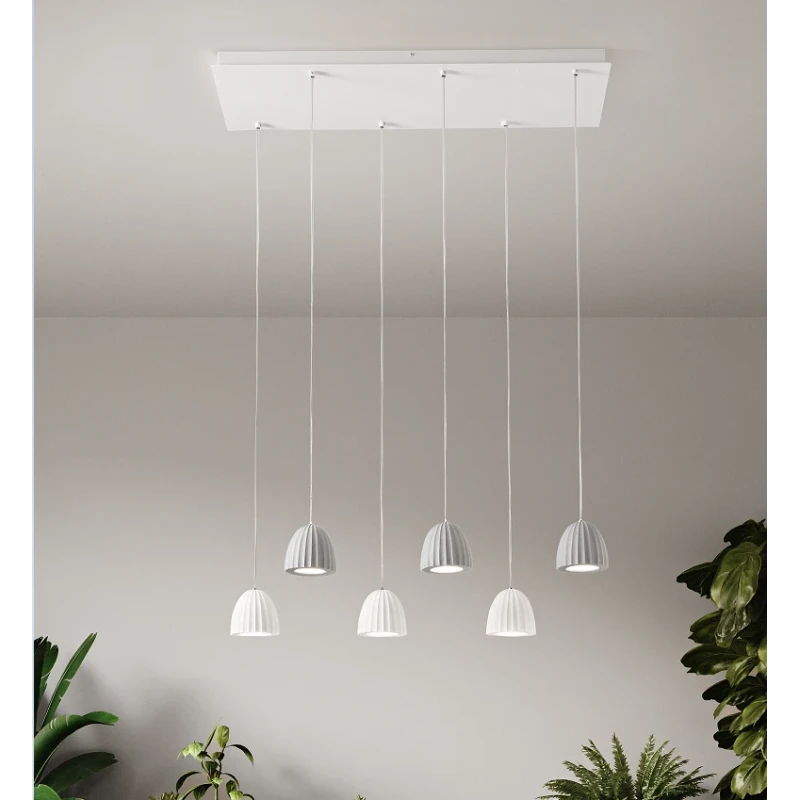 Ondaluce - Lampada a Sospensione Concrete - Bianco Effetto Cemento