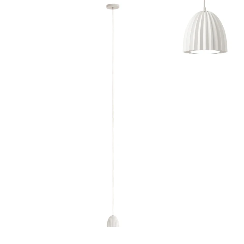Ondaluce - Lampada a Sospensione Concrete - Bianco Effetto Cemento