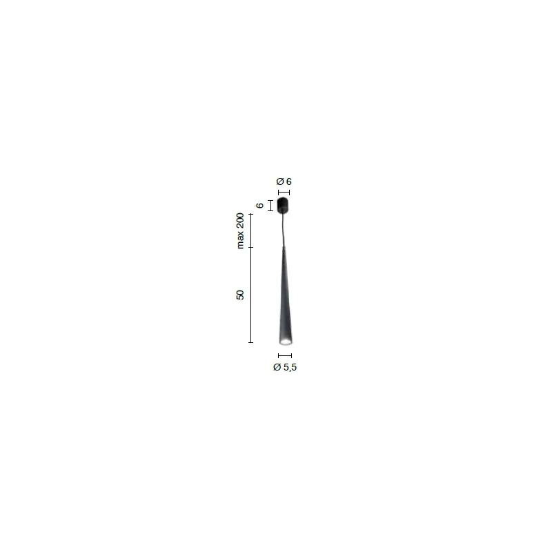 Ondaluce - Noa Pendant Lamp - Black