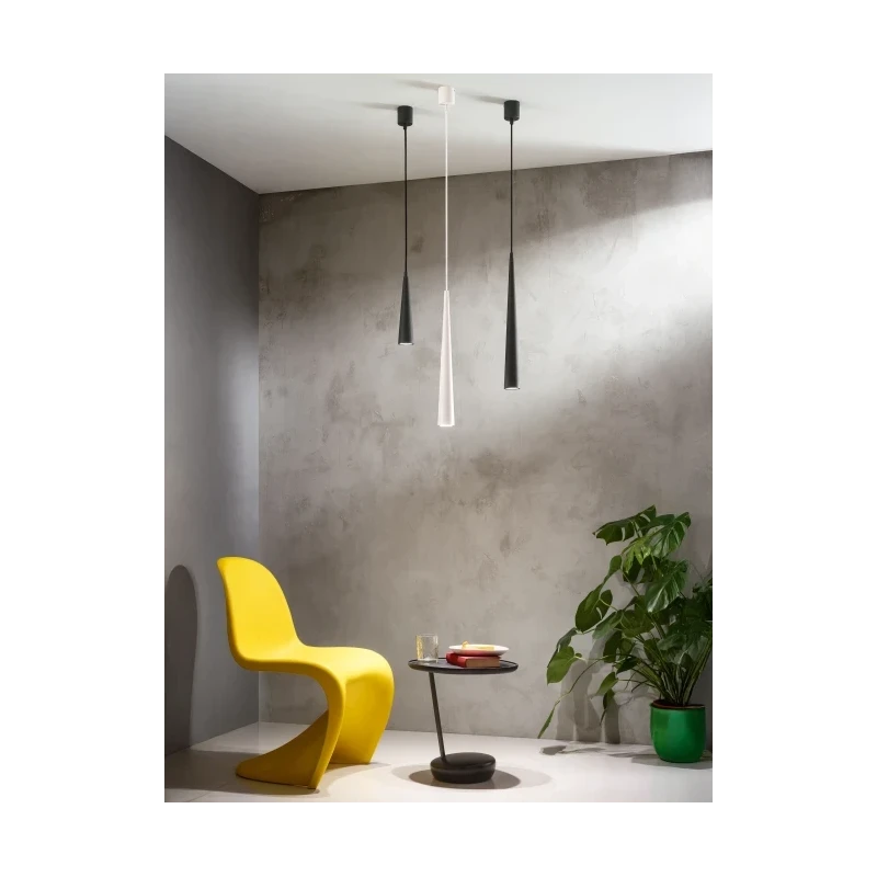 Ondaluce - Lampada a Sospensione Noa - Nero
