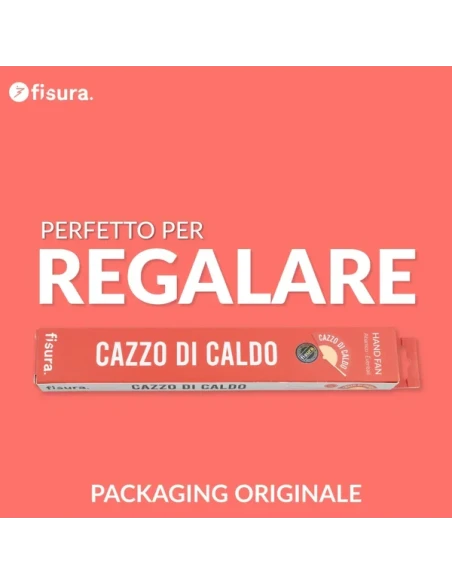 Fisura - Ca**o di Caldo Hand Fan - Red