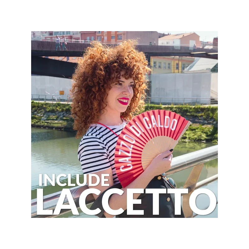 Fisura - Ca**o di Caldo Hand Fan - Red