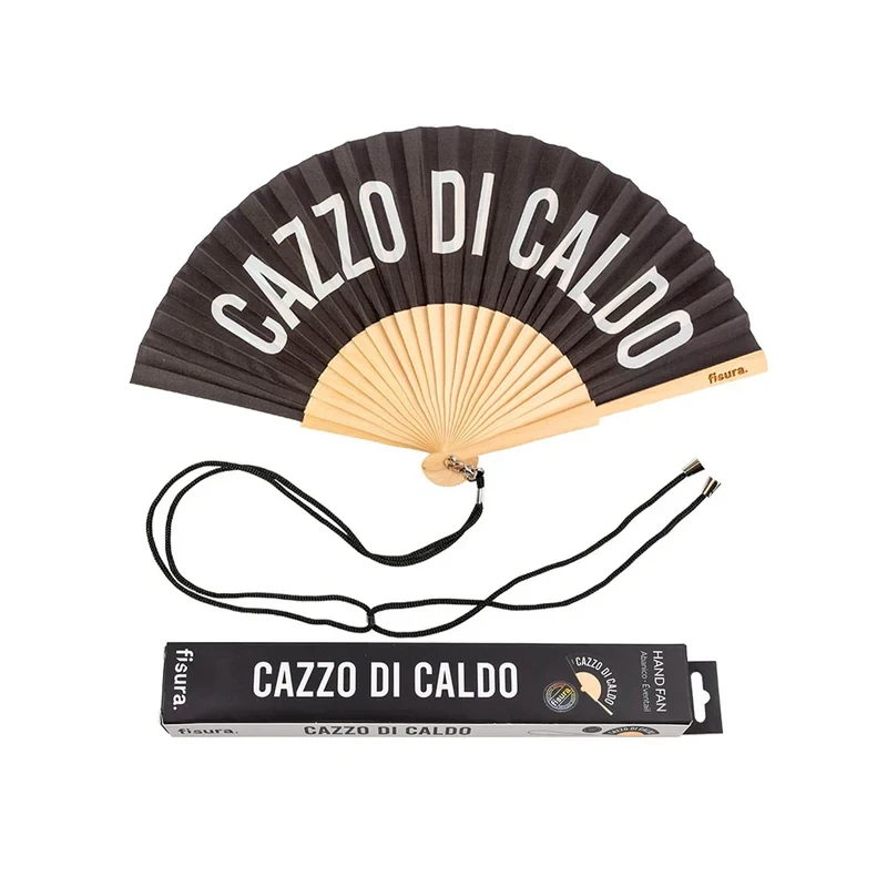 Fisura - Ventaglio "Ca**o di Caldo" - Nero