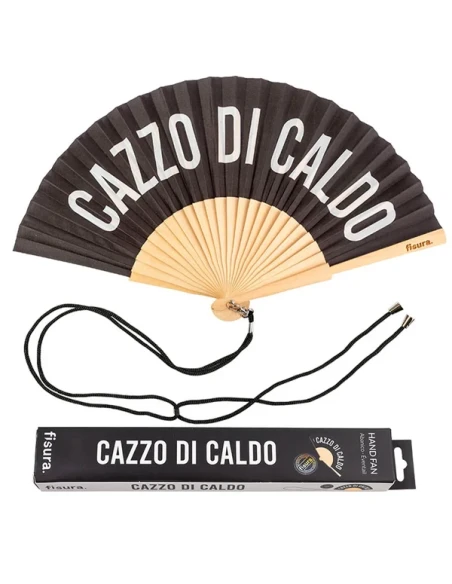 Fisura - Ventaglio "Ca**o di Caldo" - Nero