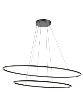 Redo Group - Leo Double Pendant Lamp - Matt Black