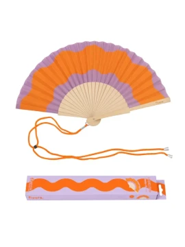 Fisura - Ventaglio Onde - Arancio e Viola