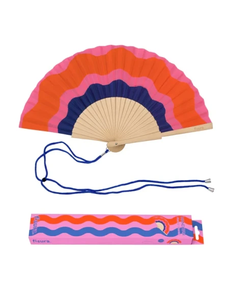 Fisura - Ventaglio Onde - Rosa e Blu