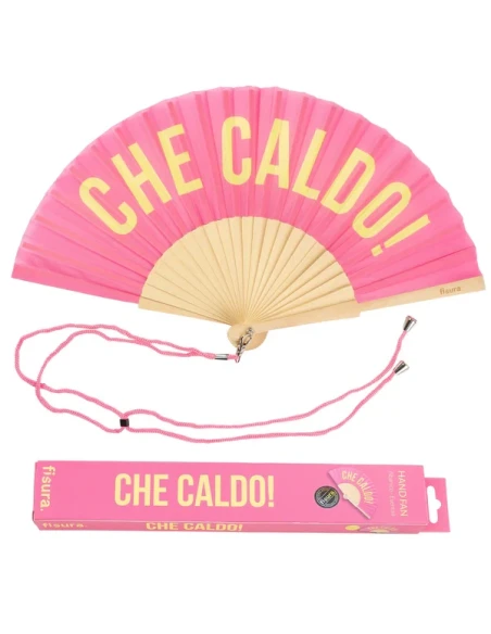 Fisura - Ventaglio "Che Caldo!" - Rosa e Giallo