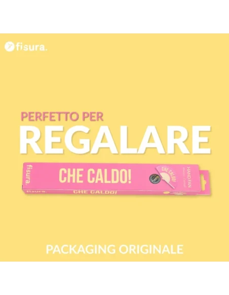 Fisura - Ventaglio "Che Caldo!" - Rosa e Giallo
