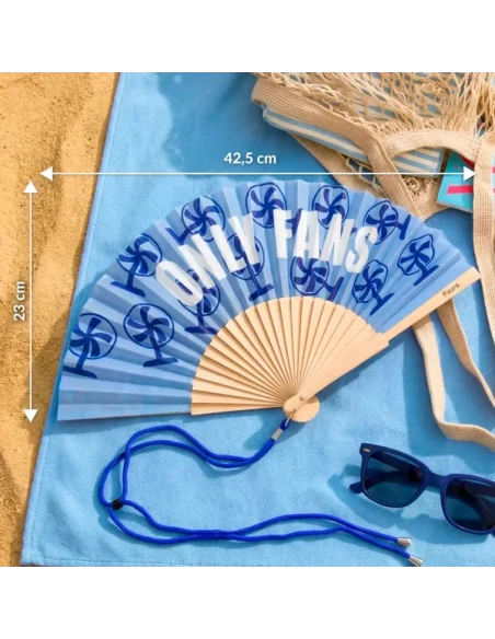 Fisura - Ventaglio "Only Fans" - Blu