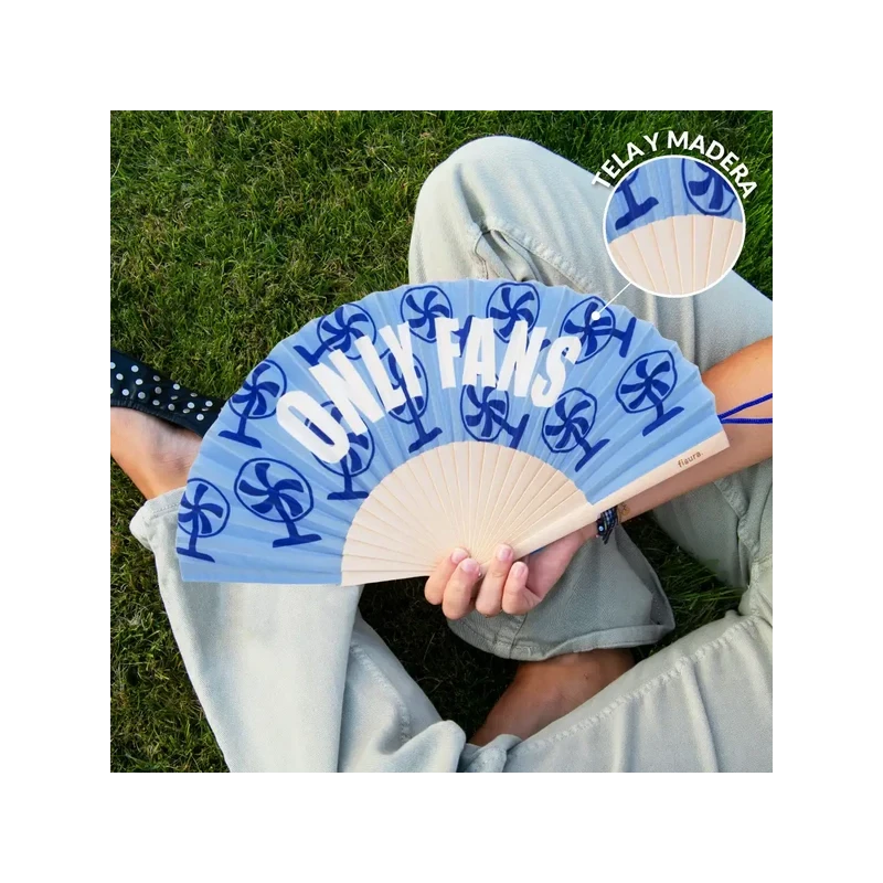 Fisura - Ventaglio "Only Fans" - Blu