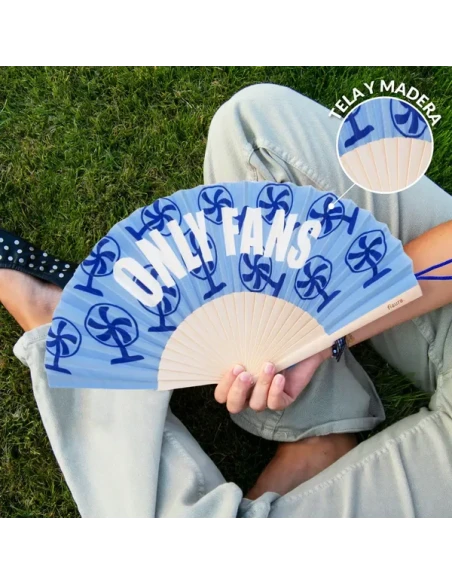 Fisura - Ventaglio "Only Fans" - Blu
