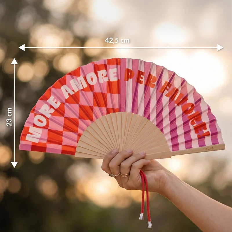 Fisura - "More Love, Please" Hand Fan