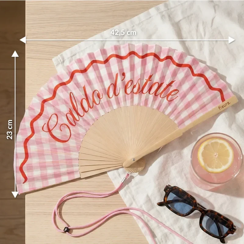 Fisura - "Caldo d'Estate" Hand Fan