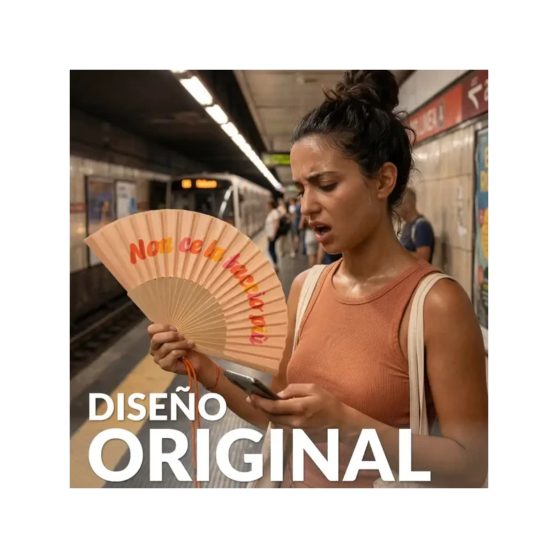 Fisura - "I Can't Take It Anymore" Hand Fan