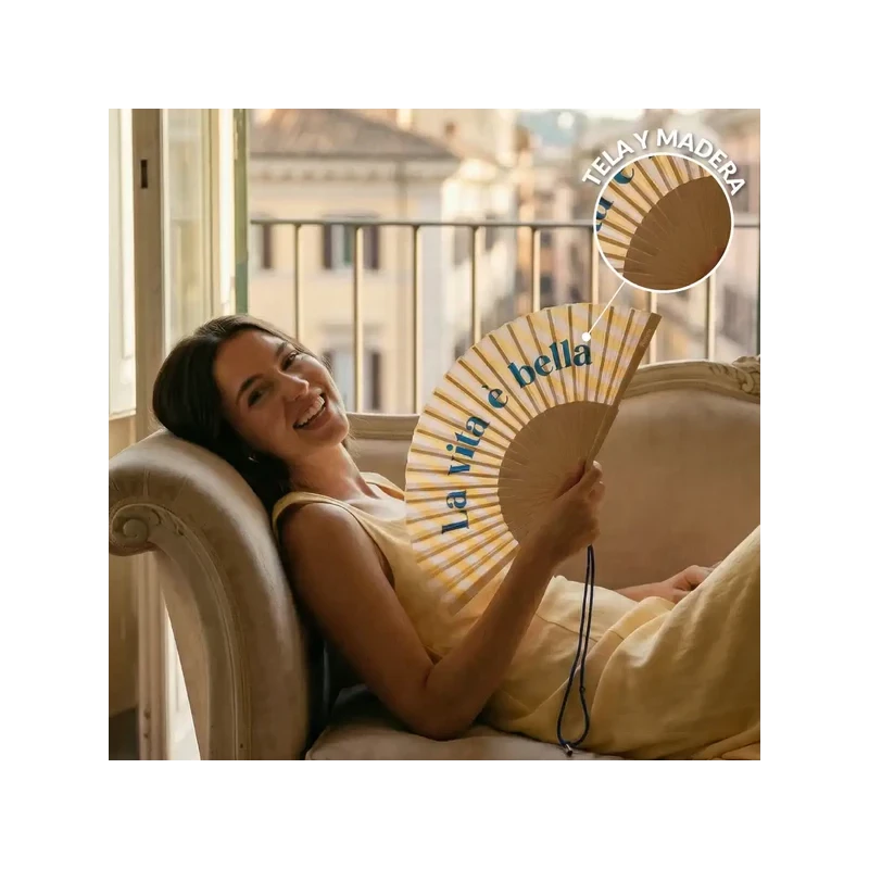 Fisura - "La vita è Bella" Hand Fan