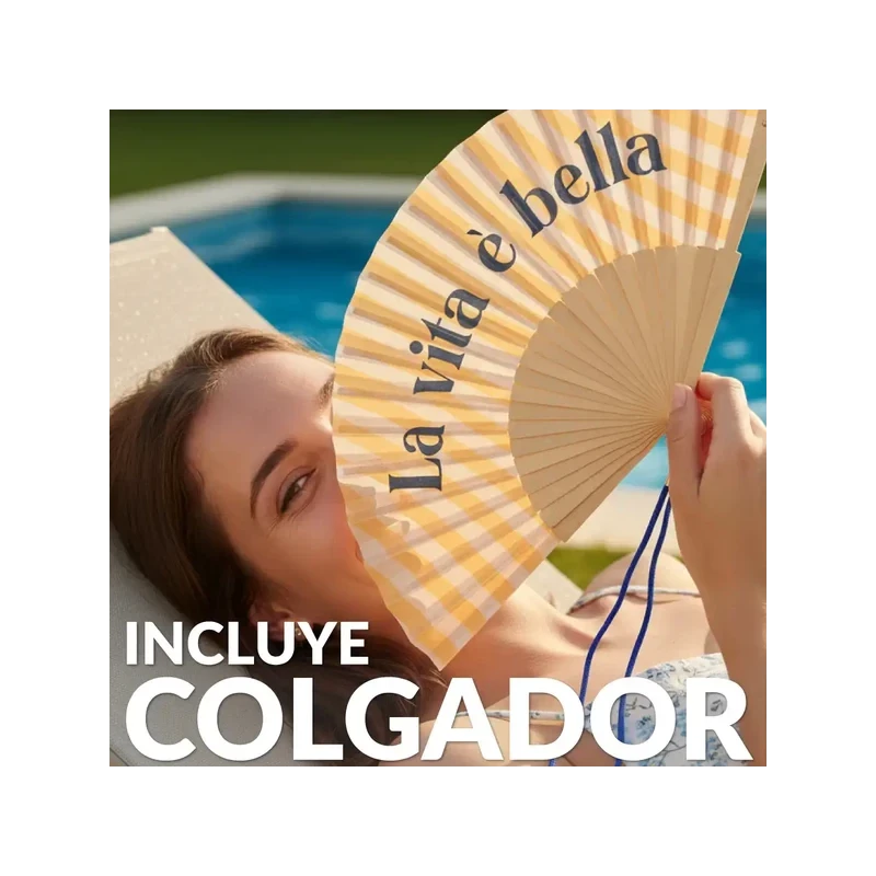 Fisura - "La vita è Bella" Hand Fan