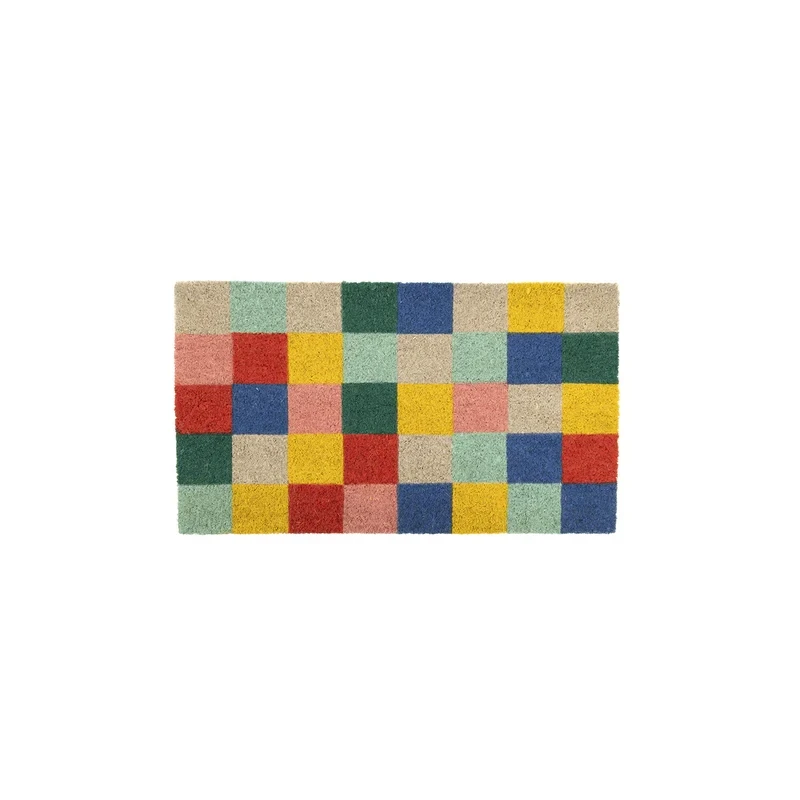 Fisura - 'Squares' Doormat - Multicolor