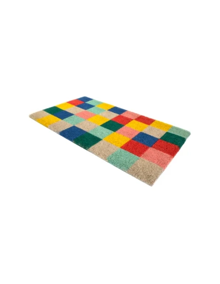 Fisura - 'Squares' Doormat - Multicolor